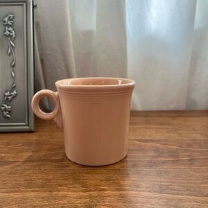 fiestaware mug in apricot